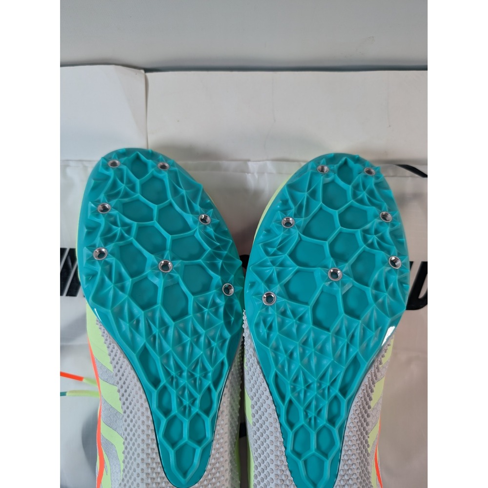 Nike Zoom Rival S 9 Track Spikes Lime Green Orange Teal Men Size 14 - Picture 9 of 12